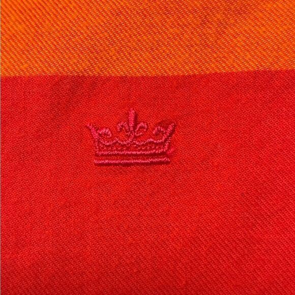 PETER MILLAR Plaid Button Up Blouse Pink Orange Women’s Size Small - Picture 3 of 7